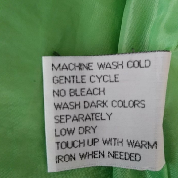 The Tog Shop Zippered Fall Lined Lightweight Coat M Green Blue Accent - Picture 5 of 16